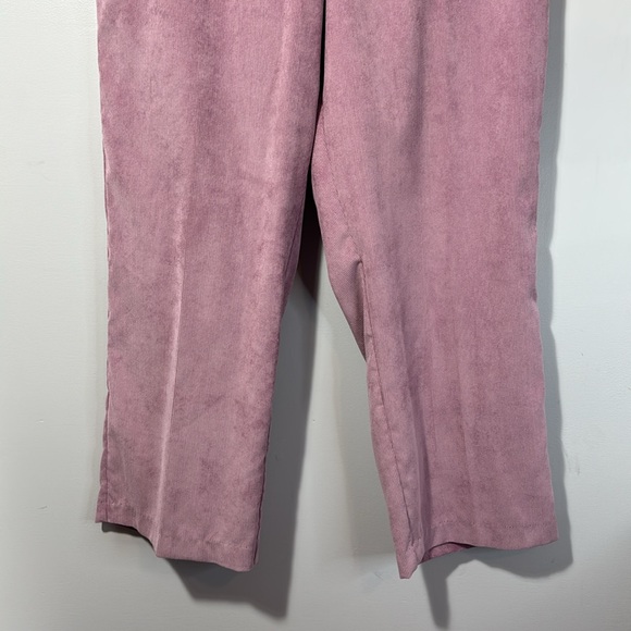 Alfred Dunner Pants Purple‎ Corduroy Pull On Classic Fit in Size 18 NWT - Picture 4 of 14